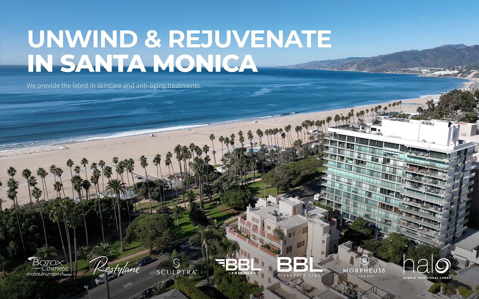 Luxury med spa website design with service showcase